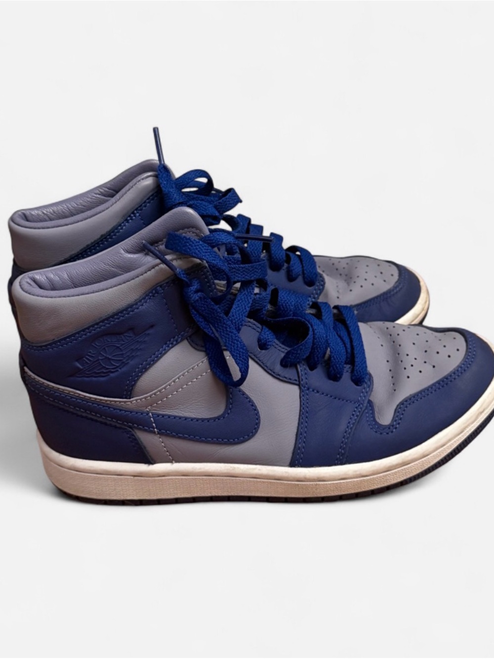 Nike Air Jordan 1 High Blue & Grey Sneakers – US 6 / EU 36.5